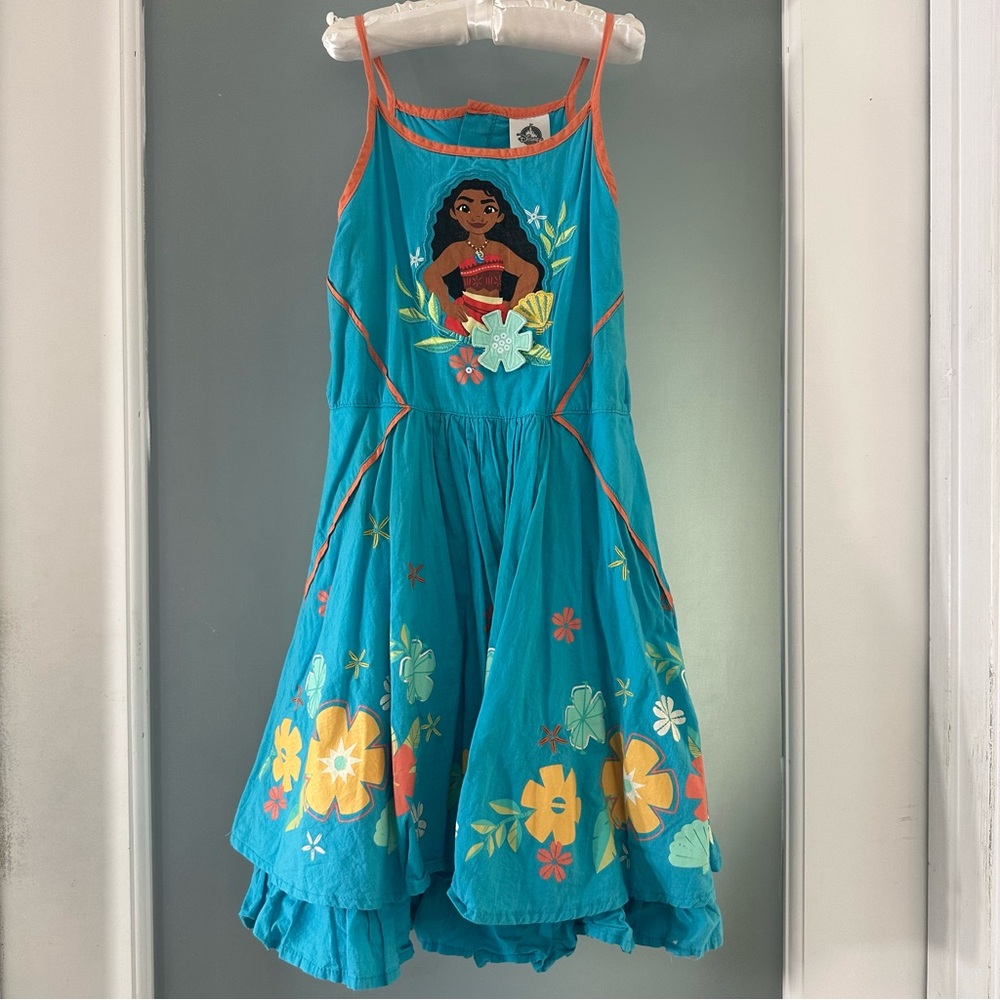 Disney’s Moana Blue Floral girls Dress from Disney’s Aulani resort in Hawaii